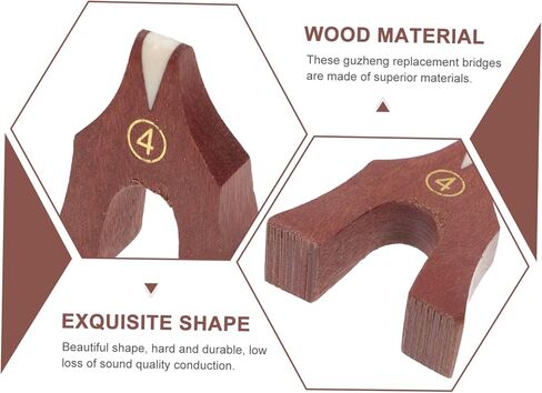 VICASKY Complete Set of 21 String Pillars Bridge for Musical Instruments for Practice in Kuwait