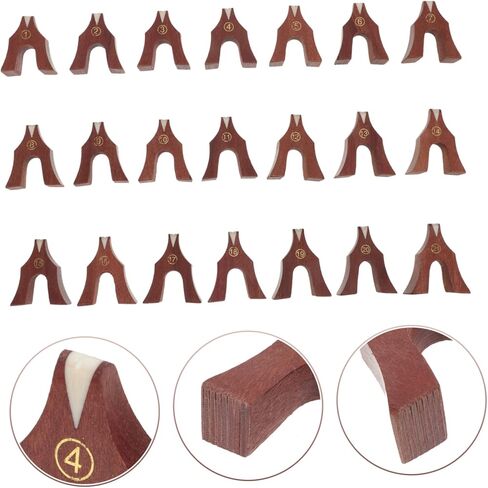 VICASKY Complete Set of 21 String Pillars Bridge for Musical Instruments for Practice in Kuwait