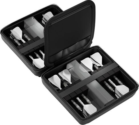 Casemaster Ventura Pro Darts Case, Holds 12 Steel Tip or Soft Tip Darts Fully Assembled, Hard Shell Dart Case with 2 Storage Tubes, Dart Storage Accessories in Kuwait