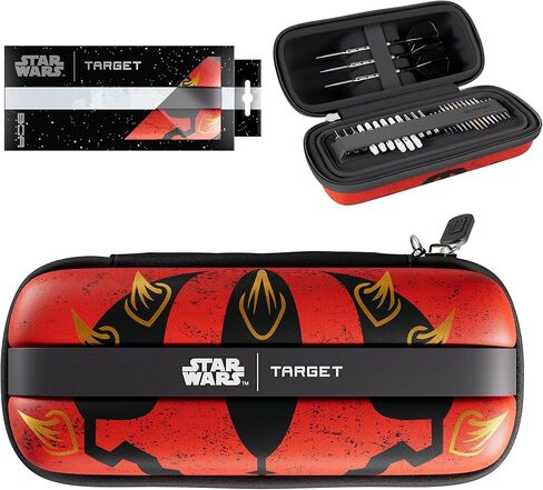 Target Darts Star Wars Darth Maul BOA Wallet | Premium Dart Case with Sith Design, Swiss Point Tip Storage, Rigid Outer Shell & Organised Accessories Holder in Saudi Arabia