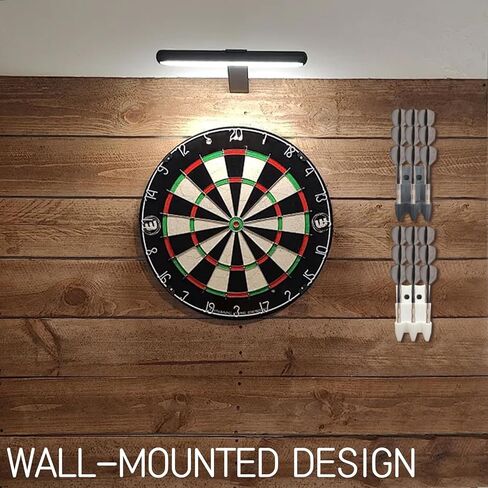 2 Pack Dart Holder Wall Mount Display Rack 3D Printed - Bracket for 9 Steel or Soft Tip Darts, Storage and Organizer Accessory for Dart Players (No Darts Included) in Saudi Arabia