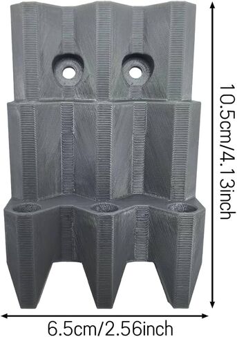 2 Pack Dart Holder Wall Mount Display Rack 3D Printed - Bracket for 9 Steel or Soft Tip Darts, Storage and Organizer Accessory for Dart Players (No Darts Included) in Saudi Arabia