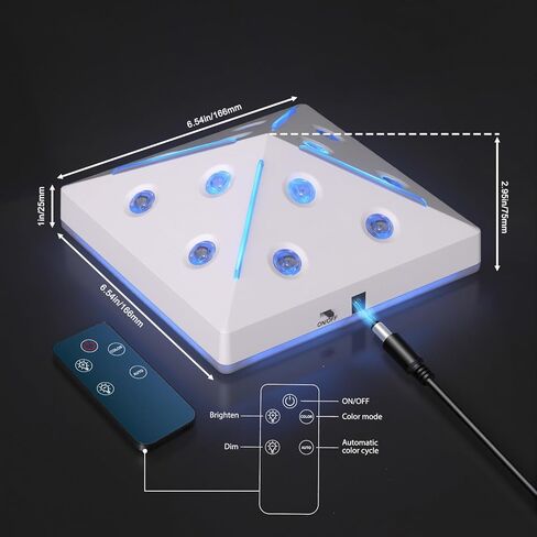 Dart Holder Stand 12 Darts Display, Tabletop Dart Station with Light, 7 RGB Colors & Breathing Mode for Steel & Soft Tip Darts Display and Storage in Kuwait