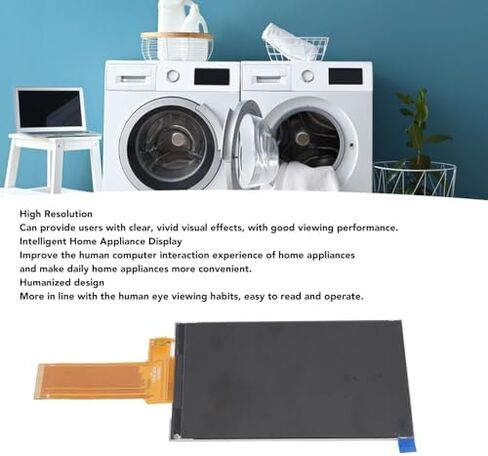 5 Inch LCD Display 40 Pins LCD Screen, 24 Bit RGB 480X854 Resolution, 500 Brightness Horizontal Flexible LCD Panel for Industrial Control, Home Appliances and Intelligent Devices, Easy Insta in Saudi Arabia