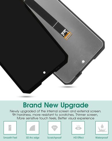 SRJTEK for Oukitel WP21 Ultra Screen Replacement for Oukitel WP21 LCD Display Touch Digitizer Assembly Repair Kits (Black,Without Frame) in Saudi Arabia
