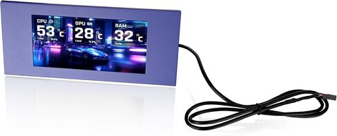 مجموعة لوحة شاشة LCD من Thermaltake View 600 TG 6.0 بوصة؛ شاشات الكريستال السائل واللوحة. 1480 × 720 بكسل؛ دعم TTRGBPlus 3.0؛ نوع C إلى USB (9-Pin)؛ in Saudi Arabia