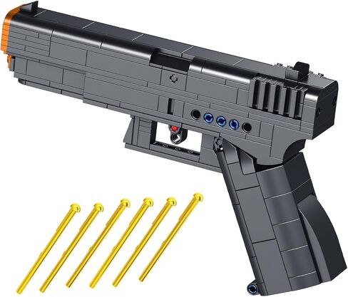 1:1 G18 Building Blocks Gun Sets - 336 PCS Model Guns Collection Toy Building Bricks Sniper Set Shootable - Simulation Militarily Toy Lovers for Kids and Adults Gifts in Kuwait