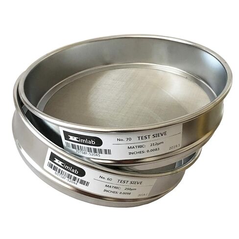 Economy Test Sieve #140 / 106μm Mesh Size,304 Stainless Steel Wire Cloth, 8" Diameter in Saudi Arabia