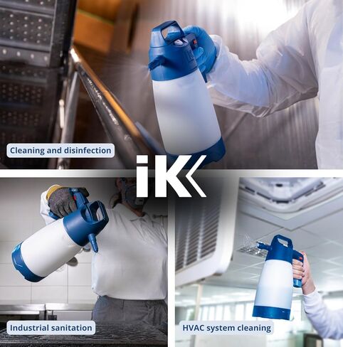 IK ALK Pro 2 - بخاخ احترافي للقلويات والكحوليات والكيتونات - بخاخ مضخة 50 أونصة - فوهة قابلة للتعديل، قفل أمان، خزان شفاف - مثالي للتنظيف والتطهير in Kuwait
