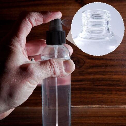 9 Pcs Spray Tops for Bottles, 3 Sizes Spray Bottle Top, Spray Nozzle for Bottles, Spray Bottle Nozzle for Essential Oil, Cleaning Solutions - Black (18/410, 20/410, 24/410) in Kuwait