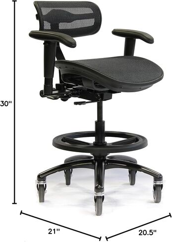 ErgoLab Crown Seating Stealth Pro Engineer's Chair - Large Seat Size in Saudi Arabia
