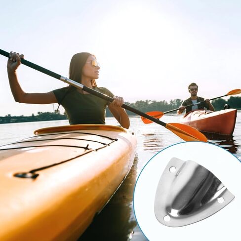 Frienda 6 Pcs Stainless Steel Wire Cable Hole Ventilator Cover Kit Clam Shell Vent for Marine Boat Yacht Outdoor Equipment Openings Storage Cabinets 45x40mm/55x63mm/93x87mm in Kuwait