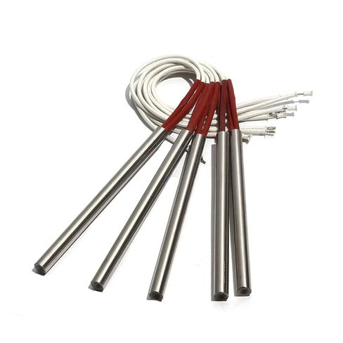 304SS Heater 11mm, 5pcs Industrial Heating Element, 110V/220V/380V, 330W-390W, Durable Stainless Steel(110V,390W 11x115mm) in Saudi Arabia
