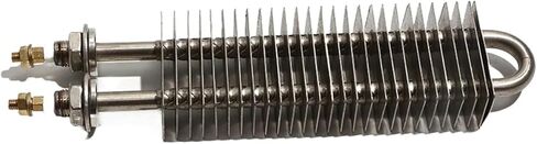 Square Finned Air Heater 230V 250W-1.4KW for Blower and Stove - High Efficiency Heating Element(M12 25x50mm 8mm,500mm 1100W) in Kuwait