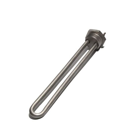 Low Voltage DC Solar Heater Element - 1" BSP/NPT, 12-48V, 300W/600W, 200mm, 304 Stainless Steel Heating Element(with locknut,48V-300W 200mmL BSP) in Kuwait