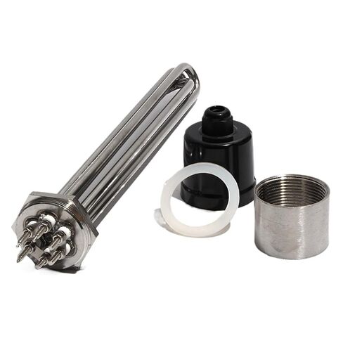 1.5" BSP Water Heater Element - 304 Stainless Steel, 3-12KW, Dual Voltage 220V/380V(Only Heater,380V-12KW 355mmL) in Saudi Arabia