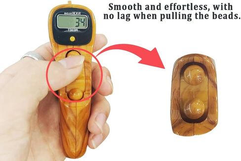 3 Pieces Portable Handheld Digital Beads Counter, Prayer Digital Finger Counters, Digital Tasbih Electronic Rosary Tally Counter, for Meditation, Relaxation, Muslim Prayer in Saudi Arabia