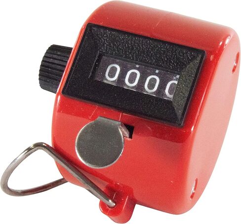 Bluecell Assorted Color Handheld Tally Counter 4 Digit Display for Lap/Sport/Coach/School/Event (Pack of 5) in Saudi Arabia