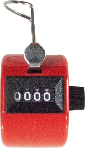 Bluecell Assorted Color Handheld Tally Counter 4 Digit Display for Lap/Sport/Coach/School/Event (Pack of 5) in Saudi Arabia