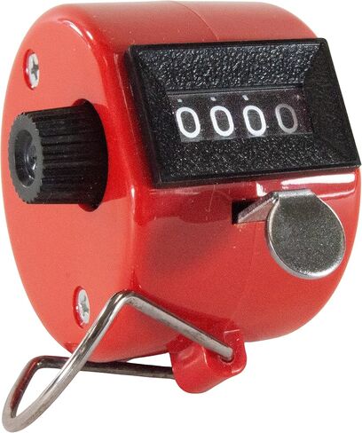 Bluecell Assorted Color Handheld Tally Counter 4 Digit Display for Lap/Sport/Coach/School/Event (Pack of 5) in Saudi Arabia