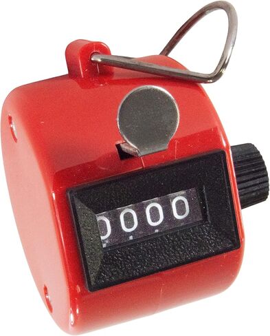 Bluecell Assorted Color Handheld Tally Counter 4 Digit Display for Lap/Sport/Coach/School/Event (Pack of 5) in Saudi Arabia