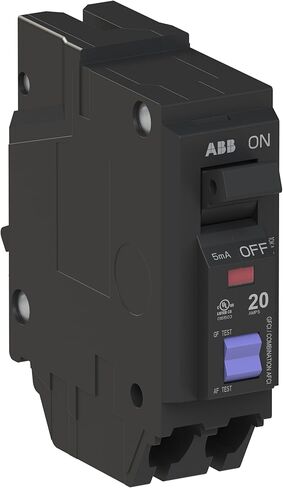قاطع دائرة مزدوج الوظيفة ABB Q-Line® THQL1120PDF • قاطع أحادي القطب بقدرة 20 أمبير • حماية AFCI/GFCI • تيار متردد 120/240 فولت تيار متردد • تصنيف مقاطعة 10 كيلو أمبير • قاطع محايد قابل للتوصيل لمراكز التحميل in Saudi Arabia