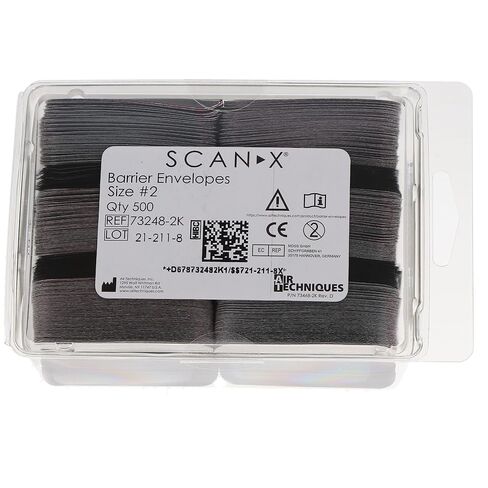 73248-2K ScanX Phosphor Plate Barrier Envelopes Bulk Size #2 1000/Bx in Kuwait