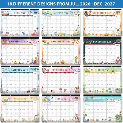 Desk Calendar 2025-2026 – Large Monthly Desk Calendar, Jul 2025 – Dec 2026, 22" x 17", 18 Months Desk Pad Calendar, Ruled Block, To-do List & Notes, Tear Off, Best Desk/Wall Calendar - Gorgeous Marble in Kuwait