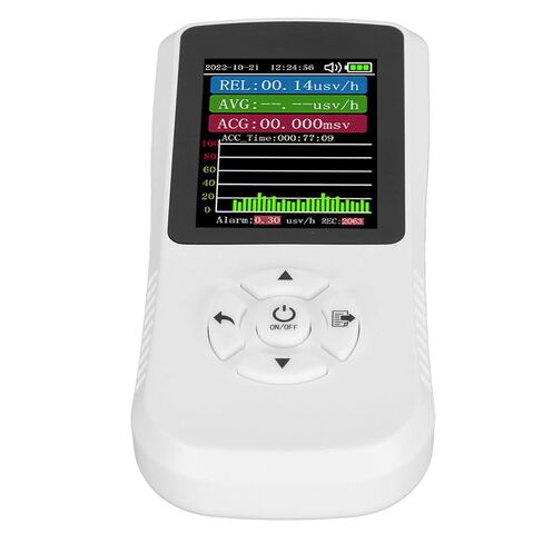 عداد Geiger كاشف الإشعاع النووي شاشة LED X Y β Rays مقياس الجرعات المحمول طنان بطارية ليثيوم كابل USB الصحة الوقاية من الأوبئة الأعمال الإشعاع المؤين in Saudi Arabia