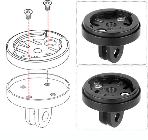 حامل المصباح الأمامي للدراجة من أجل محول Gopro سريع الفك للدراجة متوافق مع Magicshine وOlight in Kuwait
