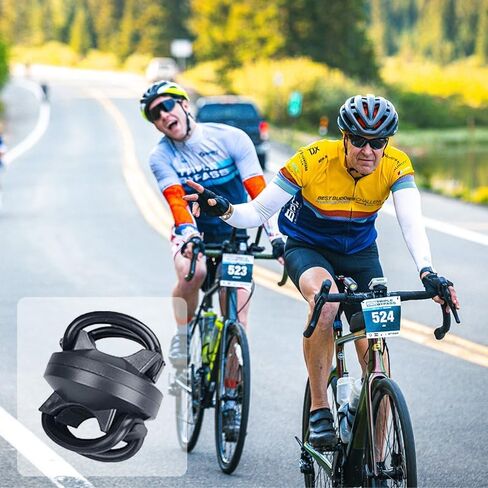 2 Pack Bike Flashlight Holder - Universal Bicycle Light Mount Accessories Adjustable Clamp for Flashlight (Black x 2) in Kuwait