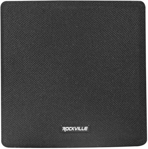 Rockville Cube 70V Black 3.5" Commercial Swivel Wall Mount Speakers, for Restaurant & Bar Audio, 5-Pair in Saudi Arabia