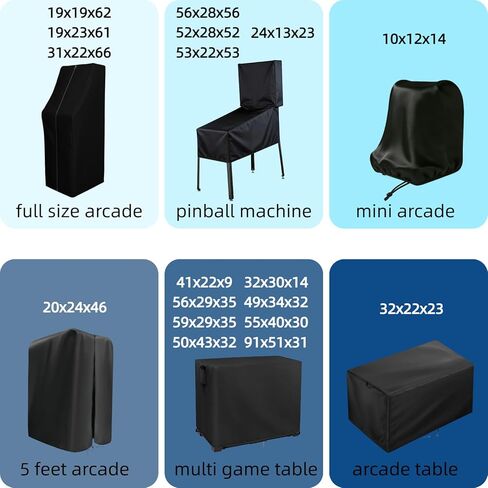 Arcade Gaming Table Cover, 32" Heavy Duty Screen Protector Compatible with Infinitys Game Table,Waterproof & Dustproof Game Board Cover for Adults in Kuwait