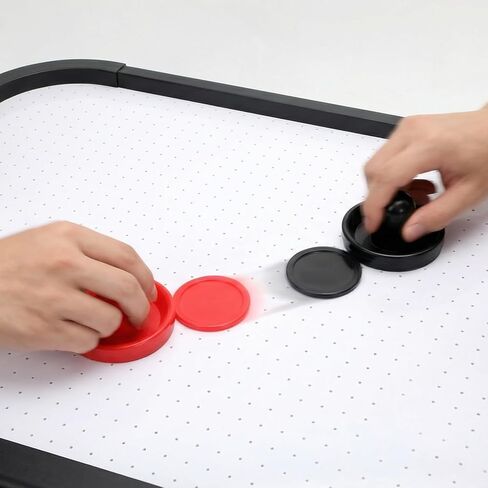 TIESOME 2.5 Inch Hockey Pucks, 8Pcs Professional Air Hockey Pucks for Air Hockey Table Compatible with Standard Pushers and Goals Hockeys Replacement Puck Parts Set Game Tables Accessories in Saudi Arabia
