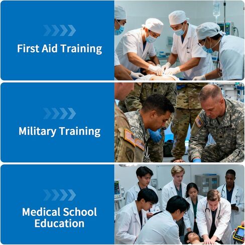 مدرب تعبئة الجروح، مجموعة أدوات تدريب إيقاف النزيف، جهاز محاكاة إيقاف النزيف، نموذج تدريب على التمزق والعاصبة، مدرب أدوات التحكم في النزيف للتعليم in Kuwait
