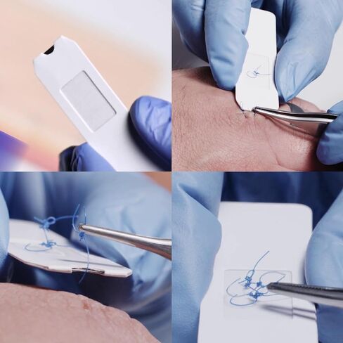 Bionix - SutureOut | Sterile Single-Use Suture Removal Tool with Guarded Blade & Adhesive Pad for Easy, Stitch Removal (50 Count) in Kuwait