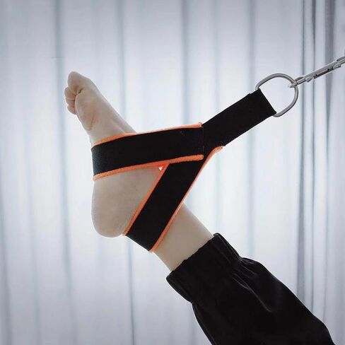 2Pcs Pilates Straps, Reformer Straps Yoga Straps Fitness Straps for Women Workout, Orange in Kuwait