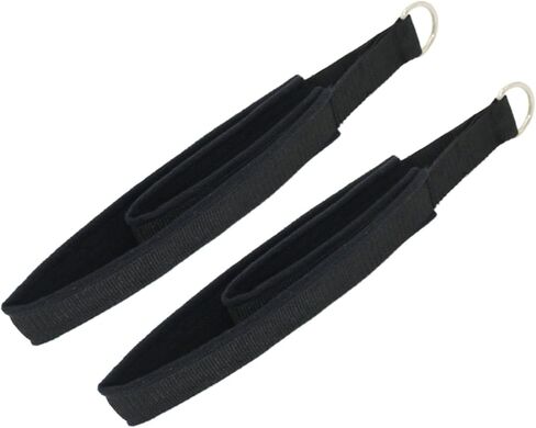 2Pcs Pilates Straps for Reformer Comfortable Grip Pilates Double Loop Straps D Rings Straps for Women Men Home Gym Beginner Waist Back Leg in Kuwait