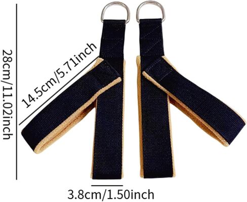 2Pcs Pilates Straps, Reformer Straps Yoga Straps Fitness Straps for Women Workout, Khaki in Saudi Arabia