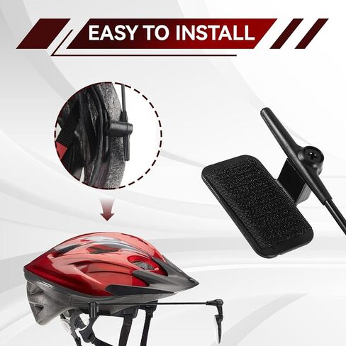 2 PCS Bike Helmet Mirror, Adjustable Handlebar View Mirror Lightweight Cycling Rear View Mountain Road Bike Helmet Rearview for Cycling in Saudi Arabia