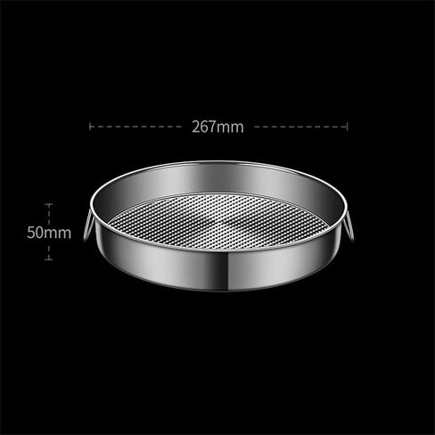 من أجل صينية خبز مستديرة من الفولاذ المقاوم للصدأ مقاس 24-32 سم، صينية غير قابلة للطهي بالبخار، تشيز كيك، كيش، طبق بيتزا عميق، آمن في الفرن in Kuwait