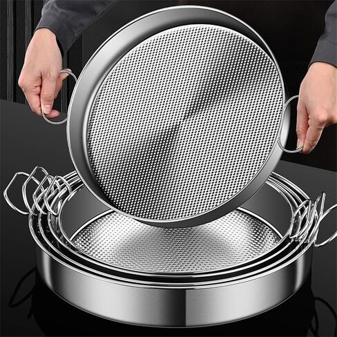 من أجل صينية خبز مستديرة من الفولاذ المقاوم للصدأ مقاس 24-32 سم، صينية غير قابلة للطهي بالبخار، تشيز كيك، كيش، طبق بيتزا عميق، آمن في الفرن in Kuwait