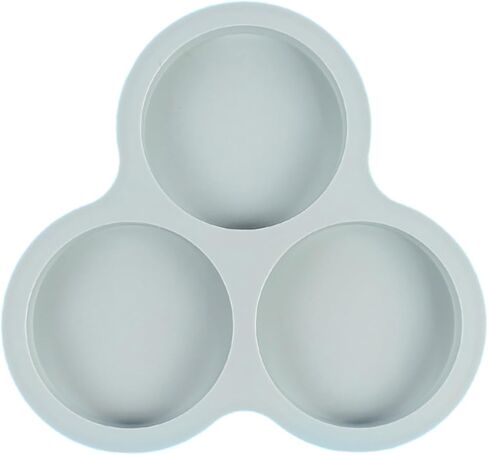 مقلاة هوائية من السيليكون لمقلاة البيض، قابلة لإعادة الاستخدام، كعك البيض غير المخبوز، برجر، 3 تجاويف للإفطار، مقلاة هوائية للفرن في الميكروويف، 9 بوصة، وردي in Kuwait