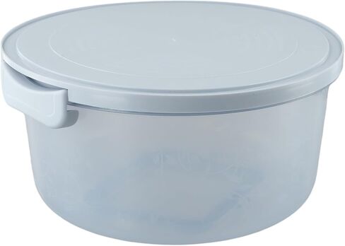 for Round Cake Carrier with Lid and Handle, 10"" x 5.3"" Storage Container 8"" Cake, Clear Dome with Snap Locks, for PP Material, Transport, Party, Picnic, White in Kuwait
