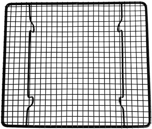 Non- Metal Cooling Rack Baking, Black Steel Wire Cake Cooling Grid with Full Sides Design, 27.5x25.5cm/26x23cm/40.5x25.5cm/46x26cm Pans in Kuwait