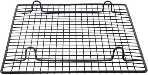 Non- Metal Cooling Rack Baking, Black Steel Wire Cake Cooling Grid with Full Sides Design, 27.5x25.5cm/26x23cm/40.5x25.5cm/46x26cm Pans in Kuwait