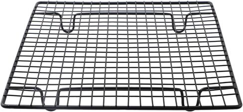 Non- Metal Cooling Rack Baking, Black Steel Wire Cake Cooling Grid with Full Sides Design, 27.5x25.5cm/26x23cm/40.5x25.5cm/46x26cm Pans in Kuwait