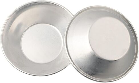 10 Pcs Aluminum Alloy for Egg Tart Molds Baking Cupcake Cake Pudding Cookie, Reusable Non- for Mini Dessert Cups, 7x4x2cm in Kuwait