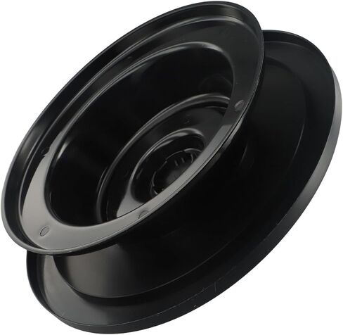 6PC Cake Decorating Kit with for 360-Degree Rotating Turntable, Non-Slip Baking Accessories Easy Cake Frosting and Design, for PP Material, Includes Spatulas and Scrapers, Black in Kuwait