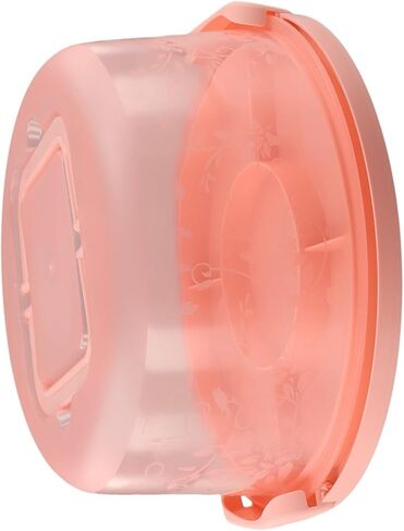 for Round Cake Carrier Container with Lid and Handles 8"" Cake Transport, Snap Lock Closure, Clear Dome Top, for PP Material, 10 x 5.3 Inch, Pink Blue Green in Kuwait